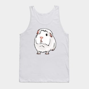 White Crested Guinea Pig Tank Top